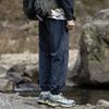 Men's Spring Ice Silk Quick-Dry Tapered Leg Mountain Style Outdoor Wrinkled Shell Pants