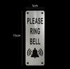 Brushed Aluminum Surveillance Sign Metal Safety Plate Anti-rust Stainless Steel Nameplate Durable Warning Label Outdoor