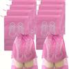 10pcs Ultra-Lightweight Waterproof Transparent Non-Woven Shoe Storage Bags for Travel & Home Organization