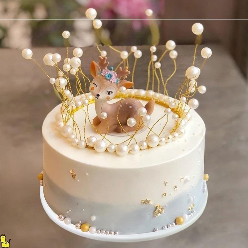 Simulation Fruit Cake 6/8 Inch Fake Cake Model Food Dessert Props Sweet Table Window Girl Boy Birthday Ornament Party Home Decor