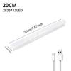 Rechargeable PIR Motion Sensor LED Bar Lights Human Infared Induction Night Light Portable Kitchen Cabinet Light 10/20/30/50cm
