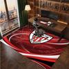 Athletic Bilbao Football Print Crystal Velvet Rug, Comfortable Water Absorbent Non Slip Indoor Floor Carpet