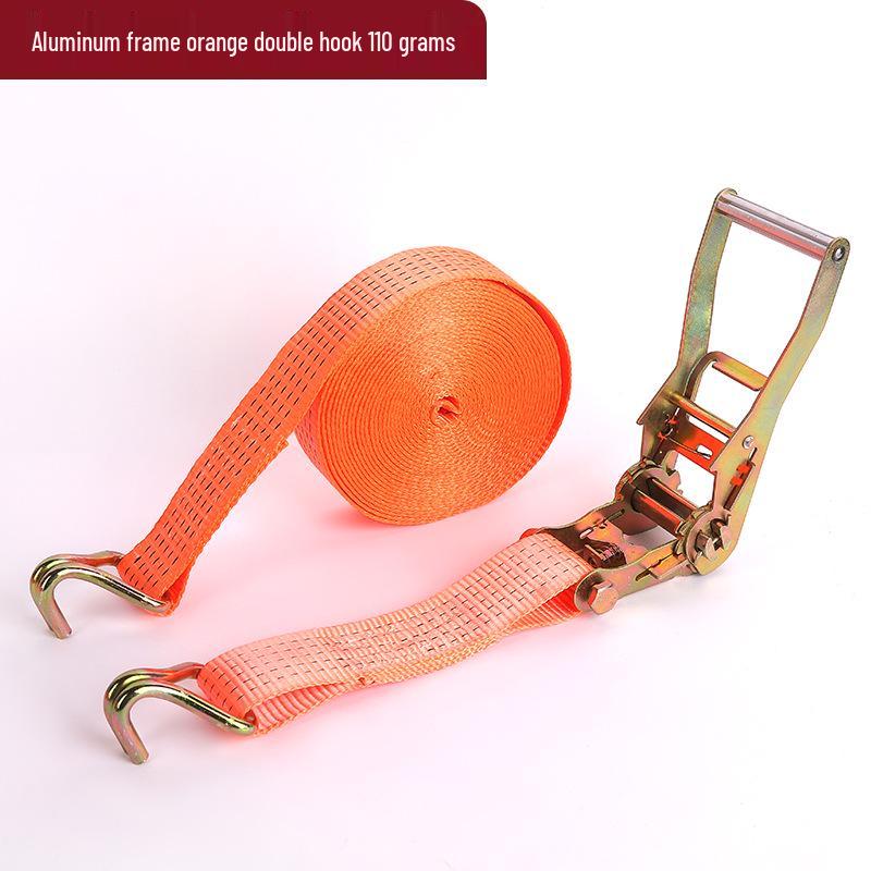 Breite Ratschengurte mit Doppelhaken zur Ladungssicherung