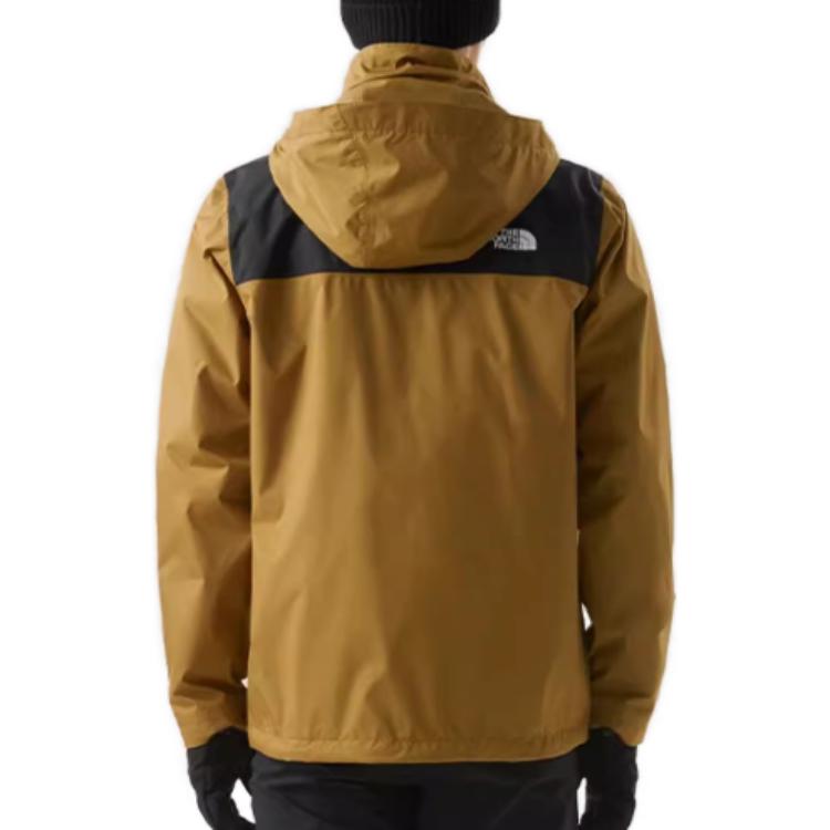 THE NORTH FACE Urban Exploration Outdoor Hiking Waterproof, Windproof, And Breathable Windbreaker Jacket Men's Brown NF0A7WCU-YW2
