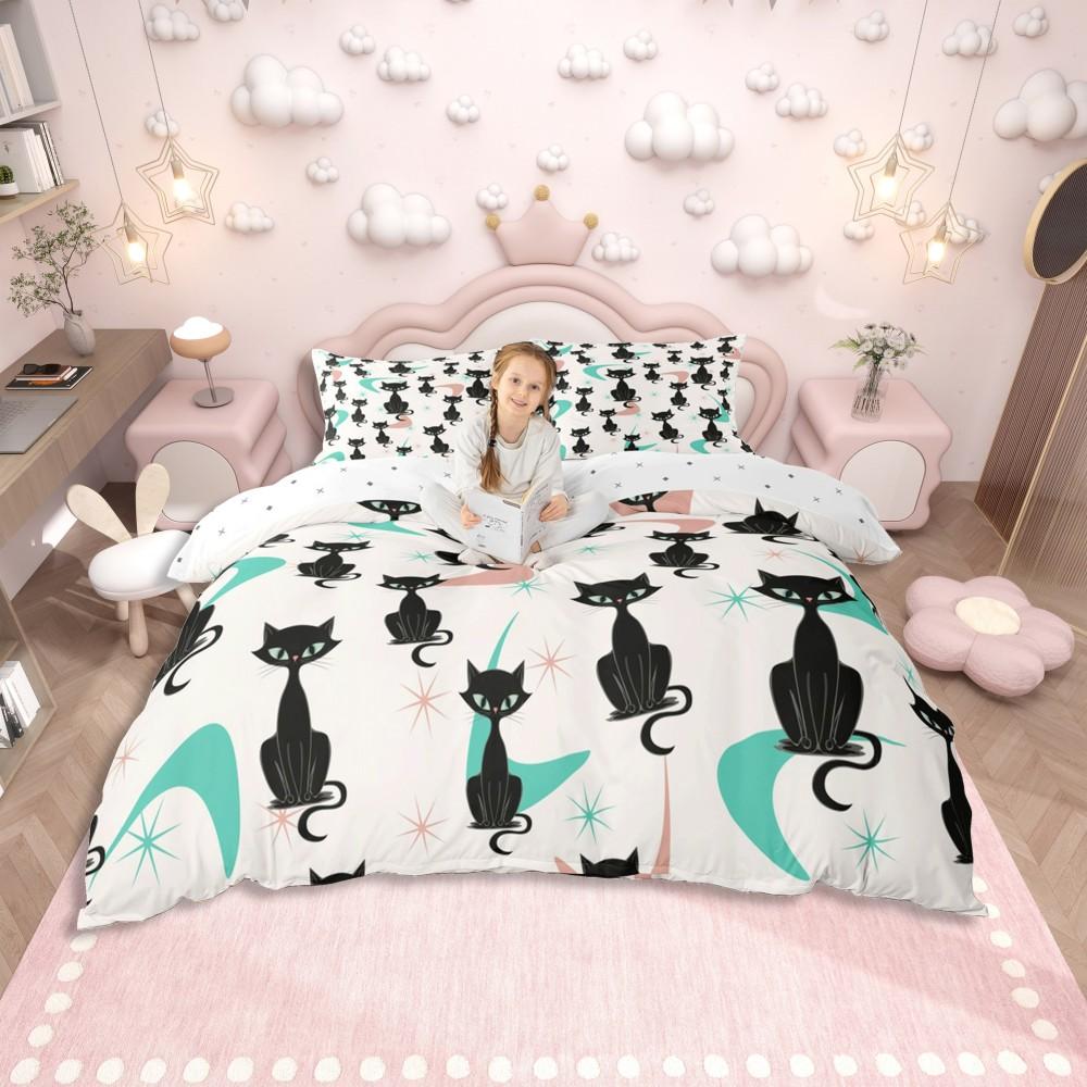 Comforter Homewish Kawaii Frog Prince For Teenleaf Plant Bedding Setcartoon Animal Theme Reversible Bed Set