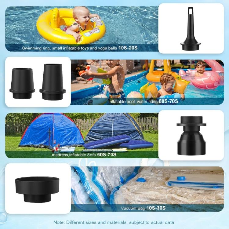 Inflate Deflate Small Pumps for Pool Floats, Electric Air Pumps for Inflatables