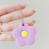 Creative Flower Keychain Soft Access Card Holder Mini Key Case  Car