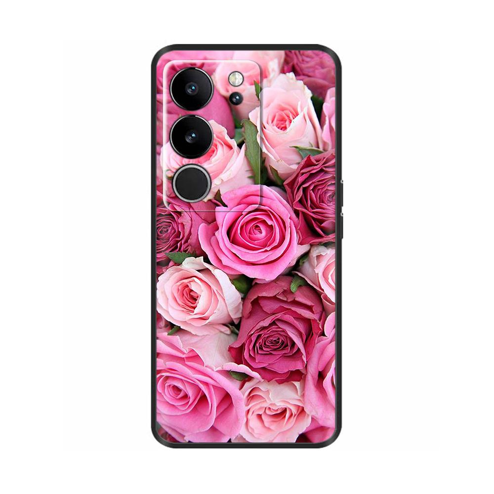 6,78' Für Vivo V29 5G Hülle V 29 Silikon TPU Weicher Stoßfänger Handyhülle für VIVO V29 V2250 VivoV29 Hüllen Schutzhülle Tasche Coque