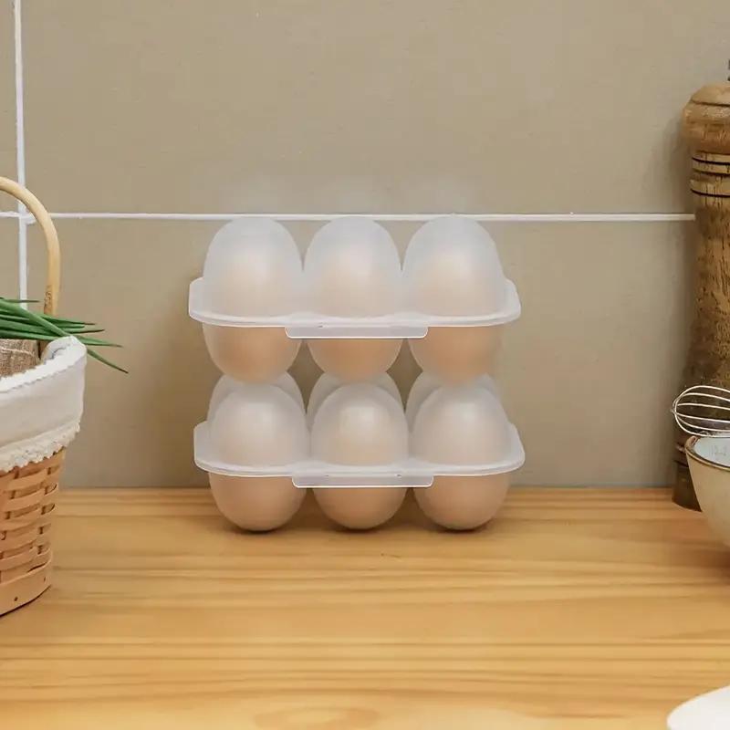 1PCS Egg Refrigerator Storage Box Outdoor Shockproof Egg Box Storage Box Portable Camping Picnic Travel Anti-Shattered Egg Tray