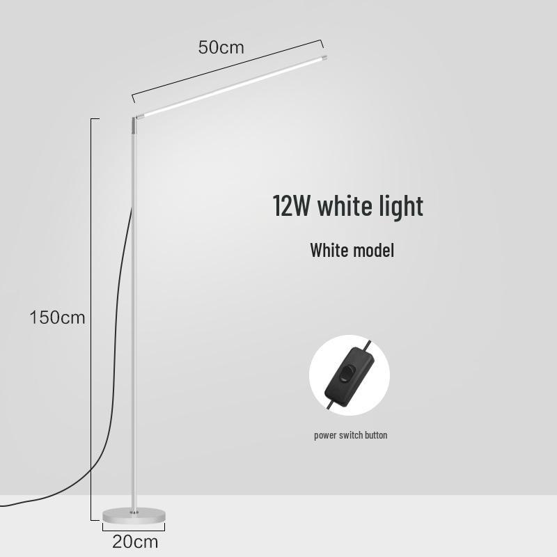 Retractable Super Bright LED Floor Lamp for Living Room, Bedroom, Bedside, Reading, Piano, and Eyelash Extension