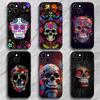 Art P-Pretty Mexican Catrina Skull Phone Case Phone Case Soft Packaging Lightweight For iPhone17 16 15 14 13ProMax