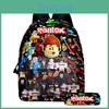 Durable Polyester Backpack With Minecraft Print And Pencil Case