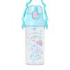 Sanrio Clear Cap Saturated Polyester Lid Silicone Name Sticker Dishwasher 605743 One-Touch Bottle, Cinnamoroll, & Body Resin, & Strap Polypropylene,