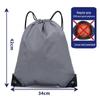 Customizable Waterproof Oxford Large Capacity Drawstring Backpack with Logo Print