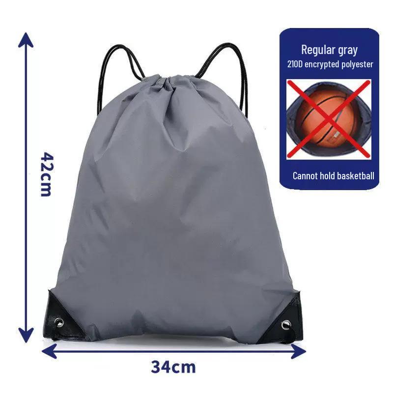 Customizable Waterproof Oxford Large Capacity Drawstring Backpack with Logo Print