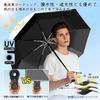 MOTIFUN Folding Automatic Large Size Super 8 Suitable for Sun and Folding Umbrella for Heavy Rainy Typhoon UV Reflective Durable Folding Umbrella for