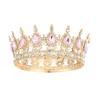 Women's Crown Adults Sparkling Headband Alloy Rhinestones Costume Hairpieces for Weddings Birthdays Proms and Pageants