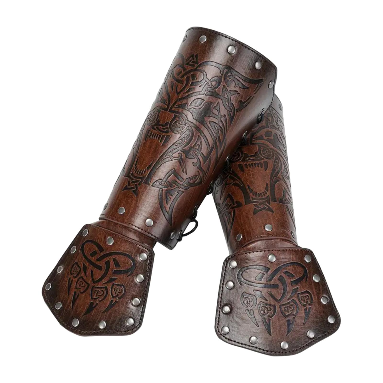 Medieval Arm Bracers Multifunction Wrist Guard