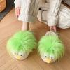 Energetic Young for Man Style, Whimsical Design, Warm and Cold-Resistant, Comfortable Men's Indoor/Outdoor Wearable Slippers