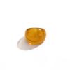 Vintage Irregular Smooth Resin Plastic Ring for Women, New Trend Bohemian Geometric Ring, Aesthetic Party Jewelry