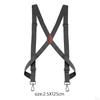 Men Women Suspender Heavy Duty Swivel Hooks Elastic X Type Unisex for Belt Loops Side Clip