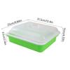 1 Set Hydroponic Plant Germination Trays Double Layer with Lid Sprouting Tray Insulation Household Nursery Plate Grass