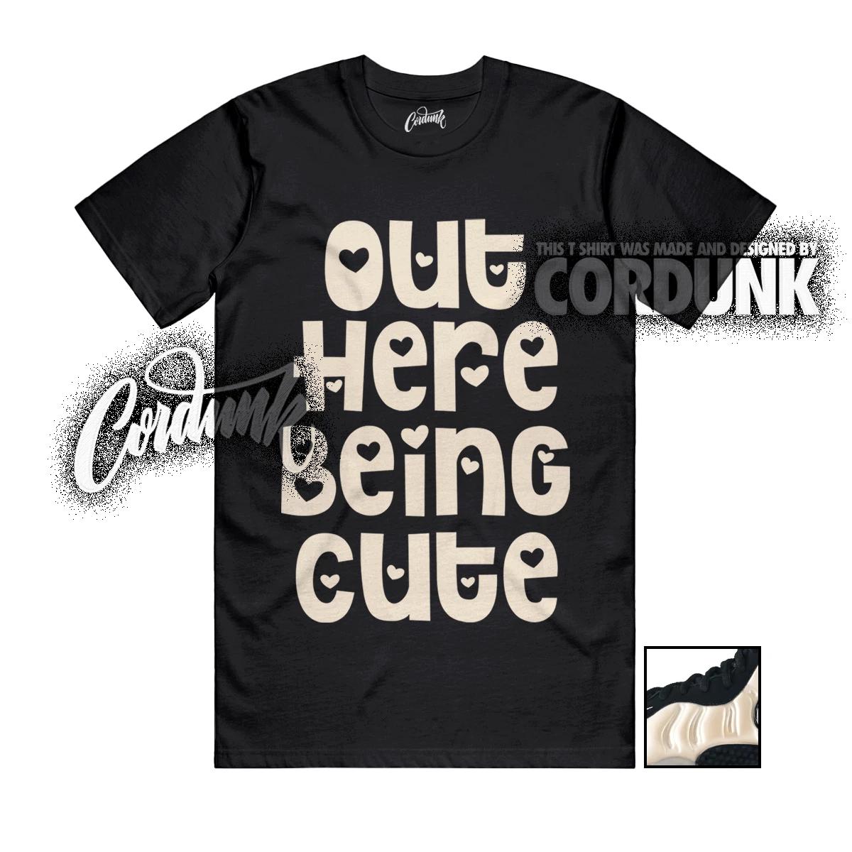 Foamposite Pearl White Black True Red 2025 T Shirt Match OHBC S