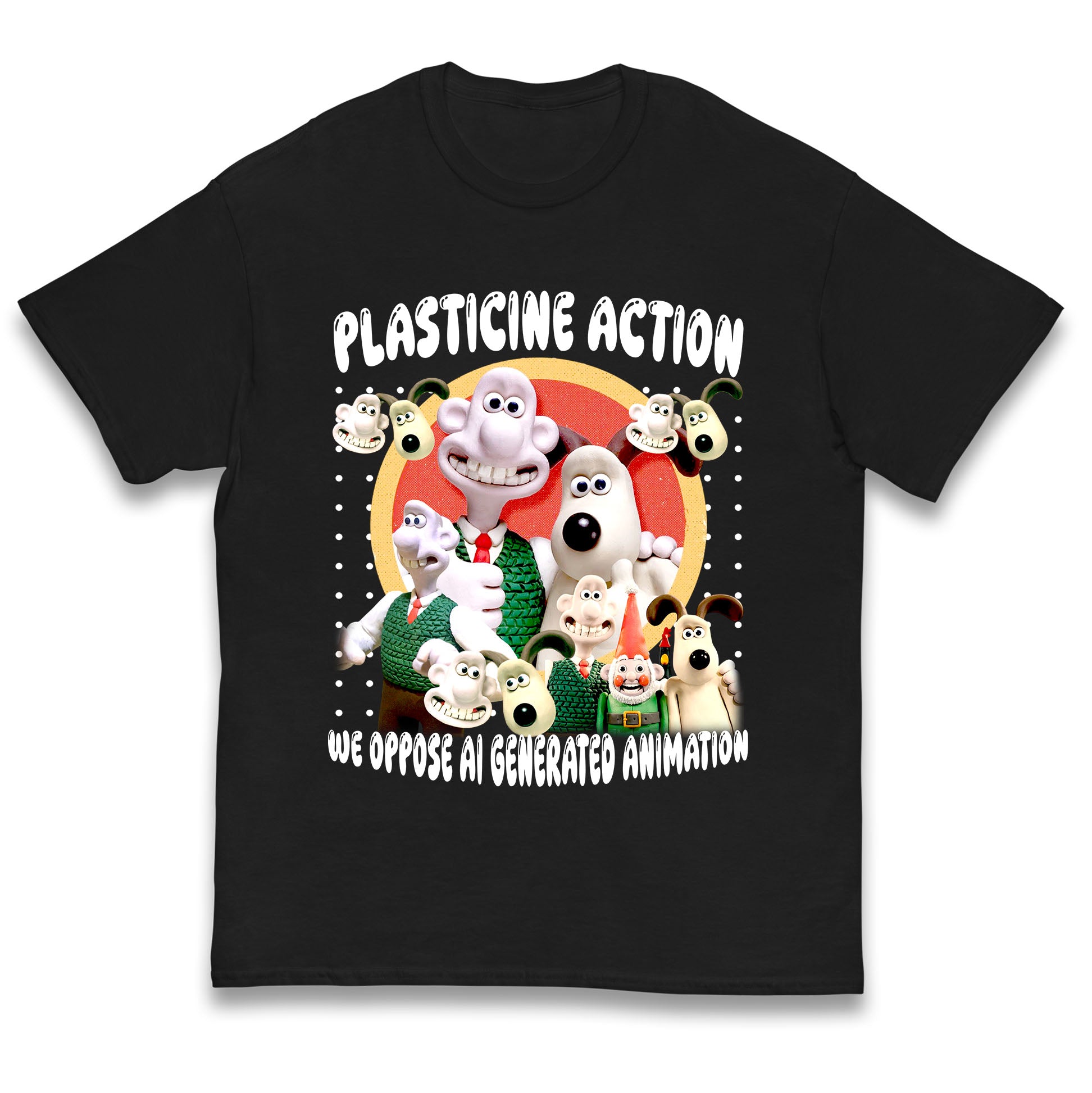 

Plasticine Action Figure Kids T Shirt 150