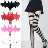 Dark JK Halloween & Christmas Bat Wings PU Leather Thigh Garter for Women
