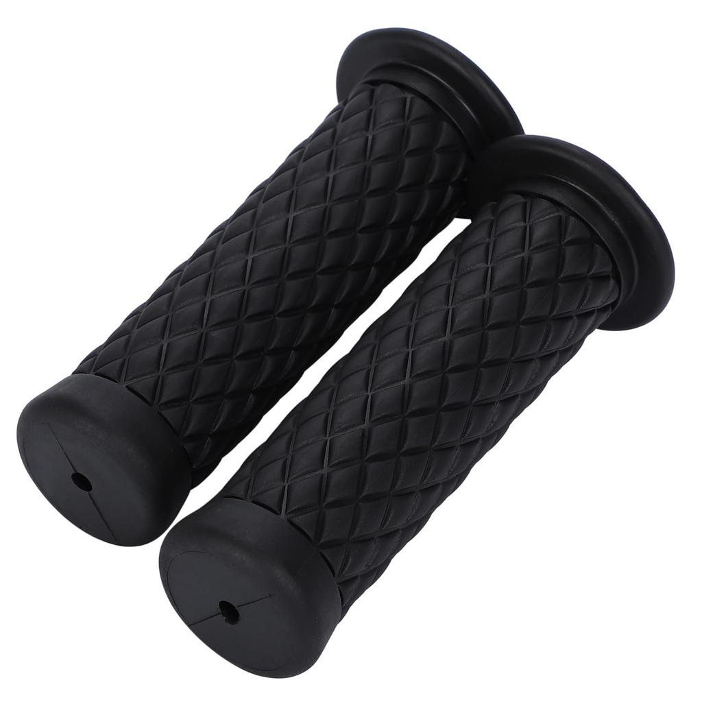 nakira Motorcycle Grip Moped Handle 22.2mm Non-Penetrating Rubber C Type