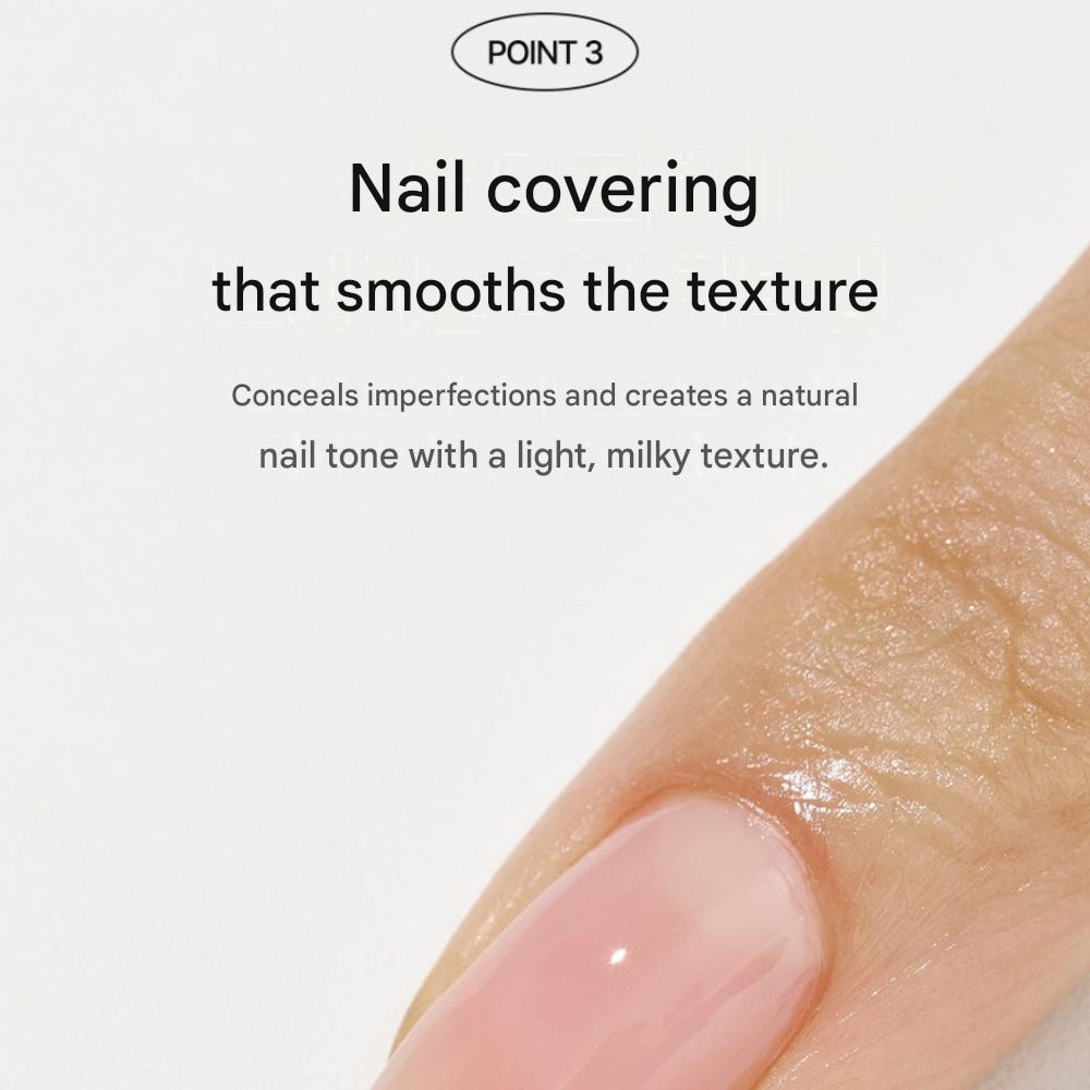 OHORA Natural Glow Milk Syrup Nail Enhancer Earl Grey, 15ml