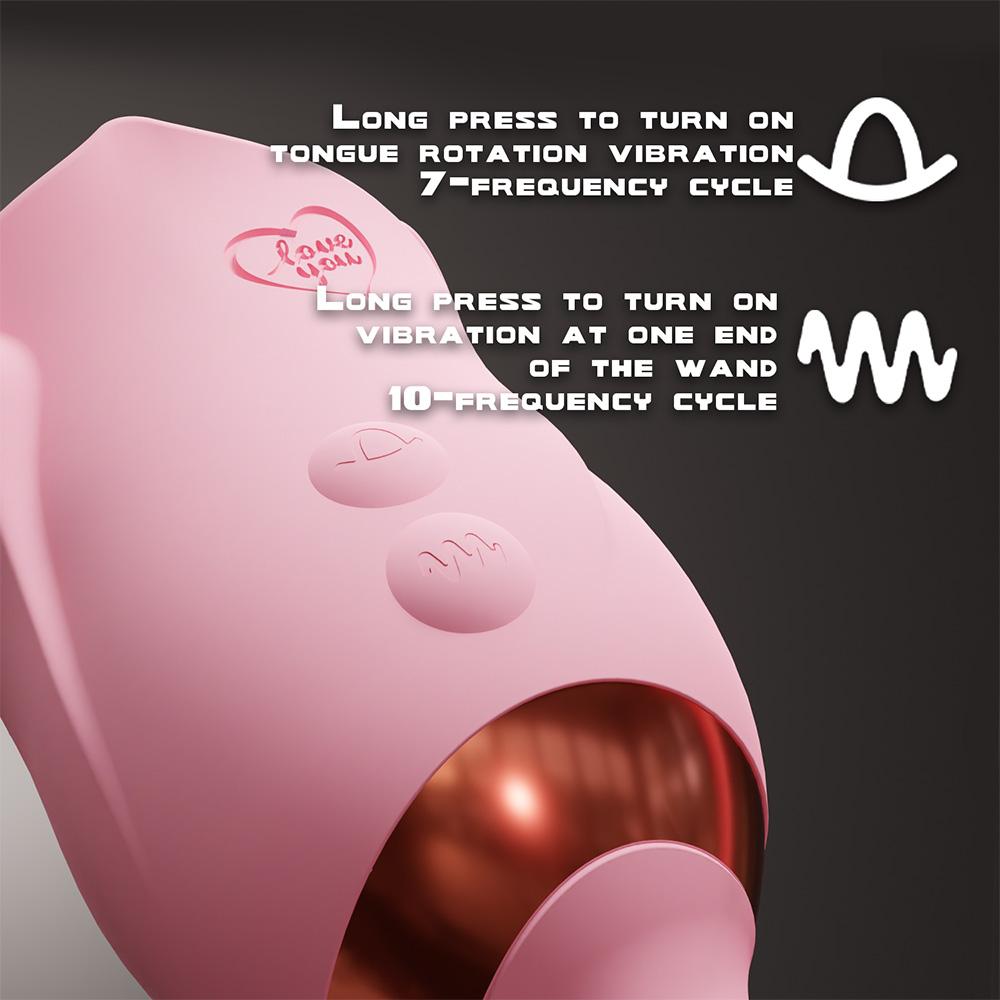 Bod G 2 v 1 Výkonný masážní přístroj s dvojitou stimulací klitorisu Sání Vibrační Dámské Masturbační Hračky Produkty pro dospělé