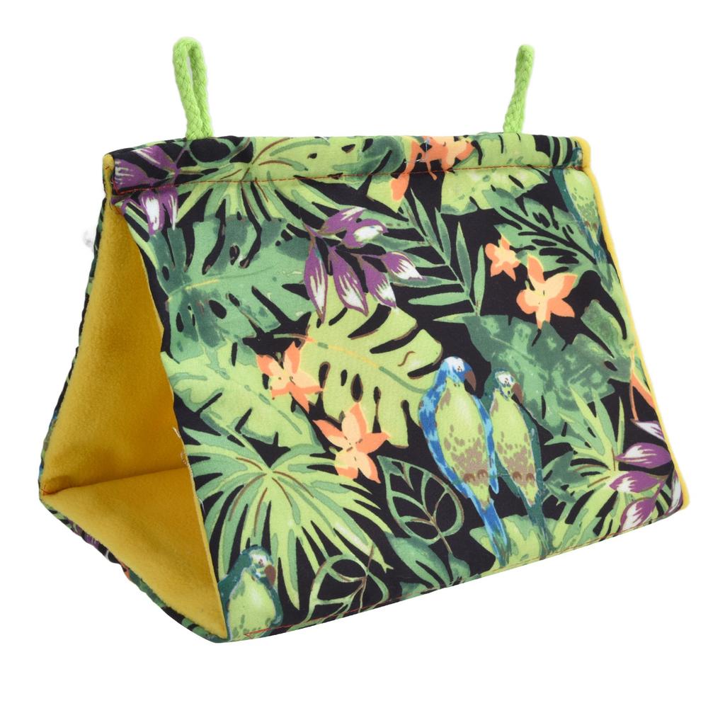 Haustier Vogelnest Hängematte Dreieck Schatten Vogelnest Hängen Papagei Hütte Zelt Vogelkäfig Spielzeug