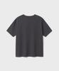 Bellie Variant Henley Neck T-Shirt - Washed Charcoal