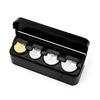 VILLFUL Box Coin Storage Case Car Coin Holder Car Coin Holder Storage Organizer with Drawer Coin Organizer Black