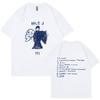 Rapper Milo J Tour T-shirt 111 Album Merch T-Shirts Men Women Fashion Hip Hop Short Sleeve T Shirt Fans Gift Harajuku Streetwear