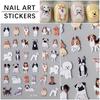 Retro  Series Scrapbook Journal Sticker Cartoon Anime Red Color Stationery Sticker DIY Decor Nail Sticker