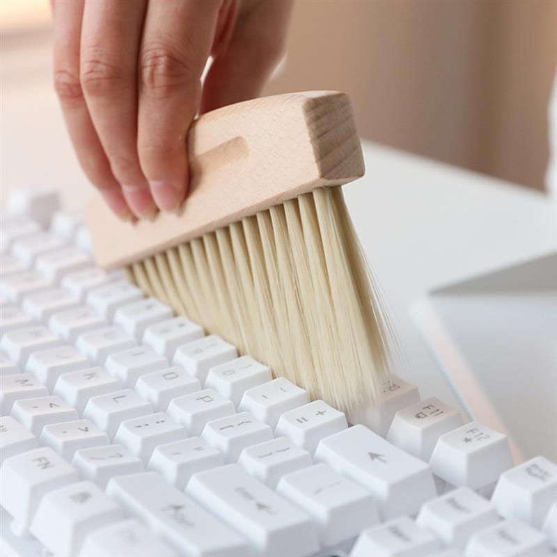 1PC Portable Desktop Cleaning Kit - Mini Broom and Dustpan Kit, Nylon Bristles