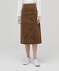 MUSINSA STANDARD WOMAN Women'S Corduroy Midi Skirt [Light Brown]