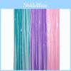 Charming Macaron Rain Curtain For Birthday And Holiday Decorations In Blue Purple Pink Shades