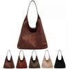 Leather Hobo Bags for Women Suede Purse Slouchy Tote Bag Shoulder Bag