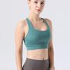 EBB TO STREET Damen Stoßfester Sport-BH mit Kreuzträgern für Yoga
