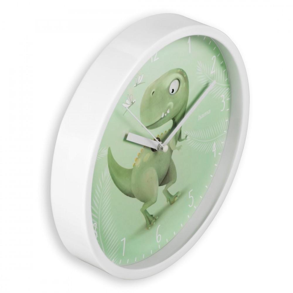 children's wall clock dino