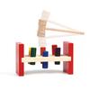 Montessori Wooden Hammer Toy Children Fine Motor Training Sensory Game Color Cognition Set Educational Toy For Autistic Children