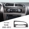 Für Seat Leon 2005-2012 Linkslenker Rechtslenker Echtcarbon-Armaturenbrett-Dekorationsaufkleber Innenraum-Dekorationsaufkleber Autozubehör