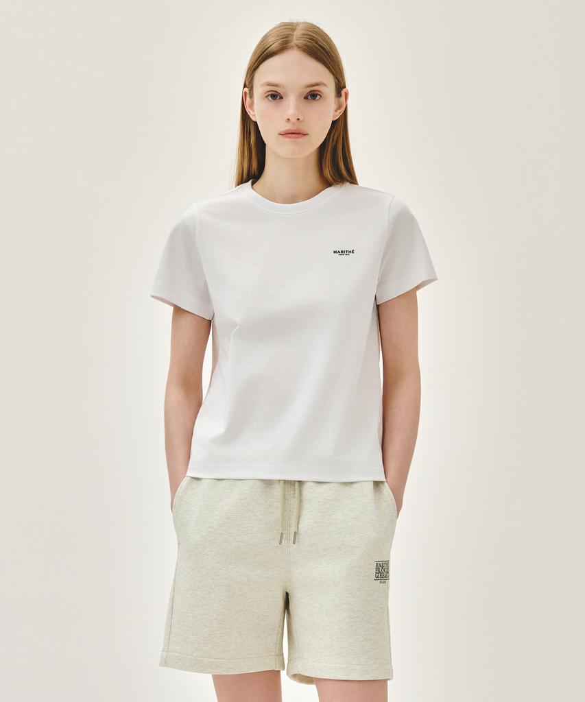Malittepeulangsowajeobeo W Small Regular Logo Tee White