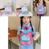 Children Girls Backpack With Shiny Shell Mermaid Tail For Kindergarten School Use