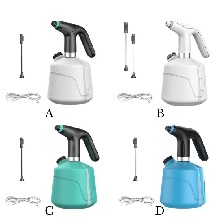 2L Electric Plant Sprayer Automatic Watering Can with Adjustable Nozzle and Portable Handle for Easy Garden Maintenance