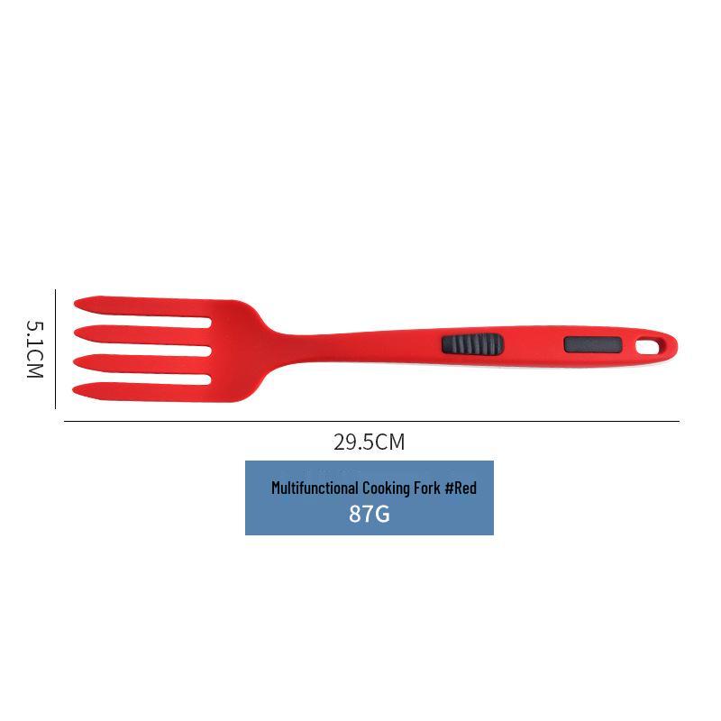 Multi-style Silicone Cooking & Pasta Fork - Modern, Simple, Multi-functional Design
