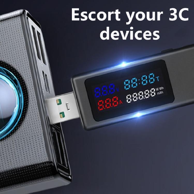 Highly Power USB Tester USB Multimeter Voltage Current Detectors Supporting 195W Fast Charging for Various Devices